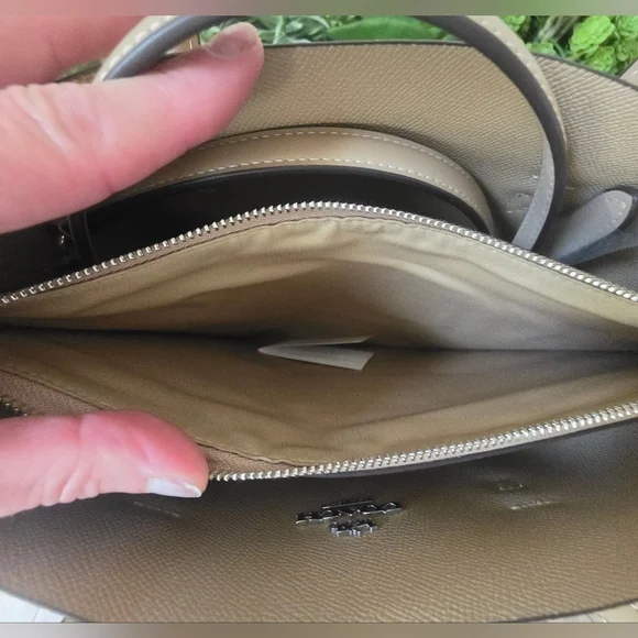 Coach Mollie Tote/Crossbody Lemon Print Coated Canvas With        Wristlet-NWT - Picture 12 of 16